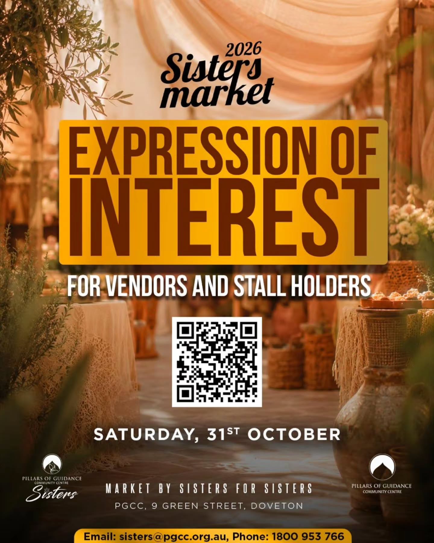 SISTERS MARKET 🛍 event poster