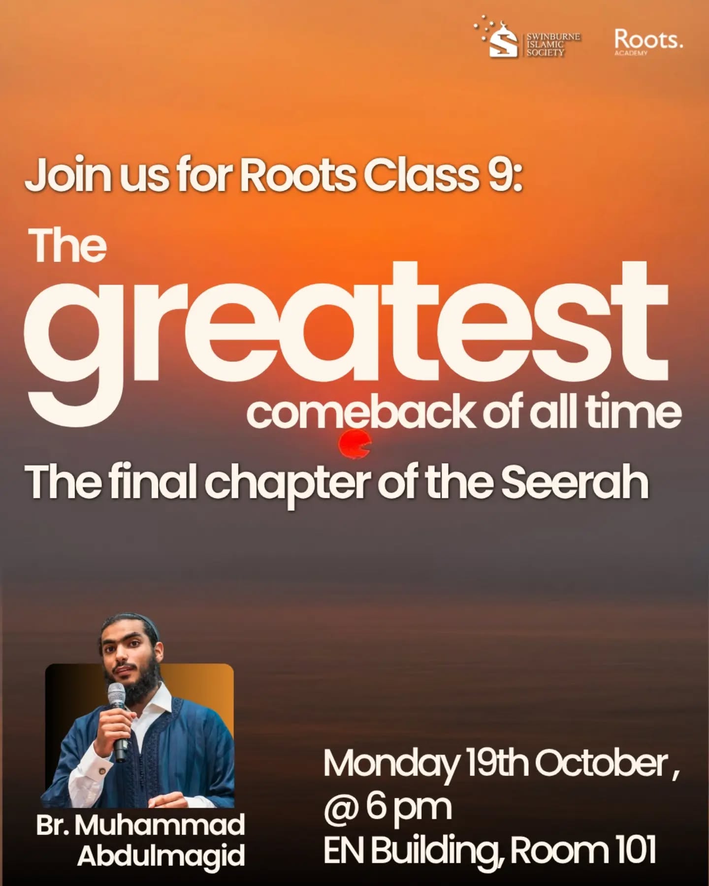 Workshop 10 | Until We Meet Again event poster
