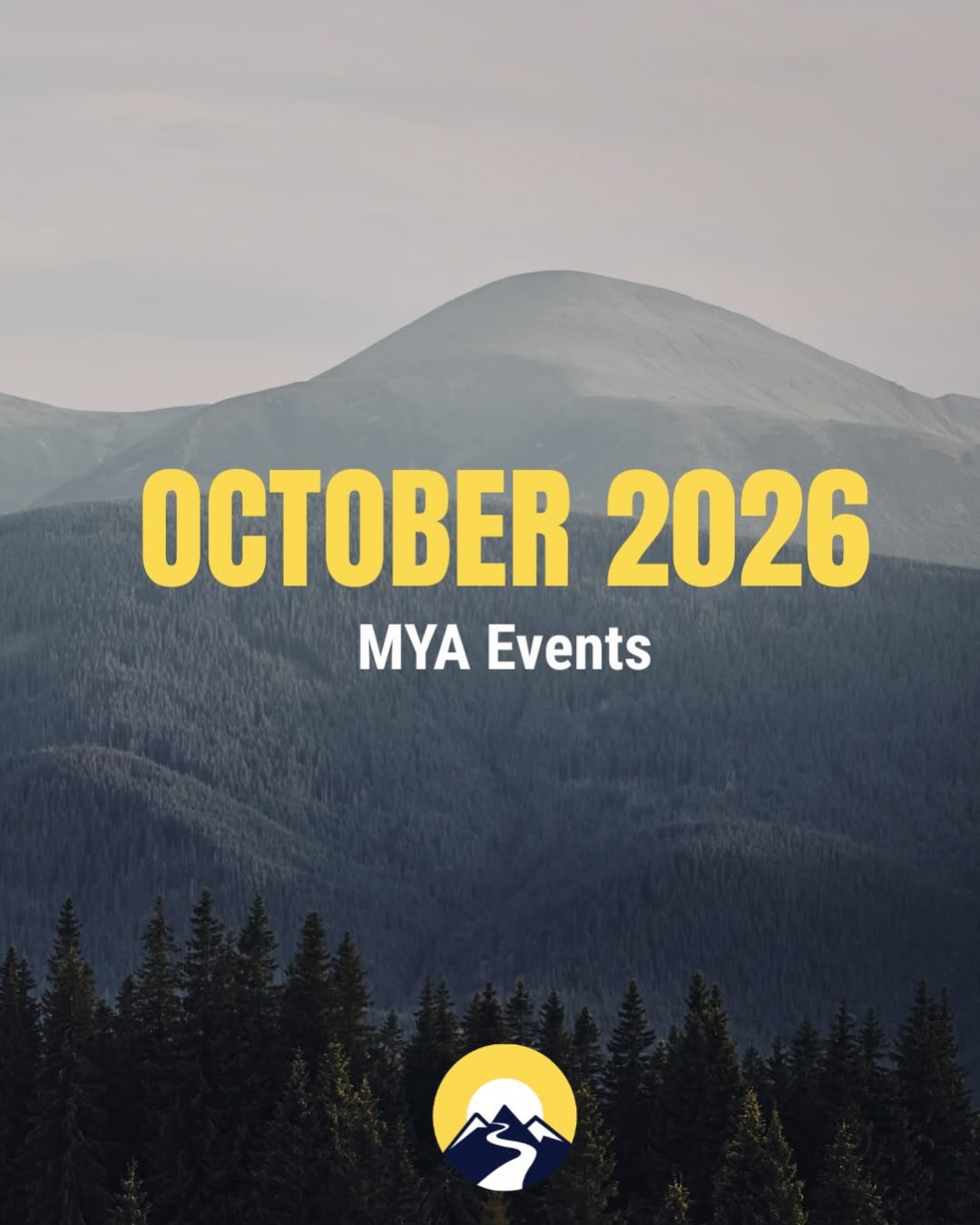 OCTOBER WITH MYA event poster