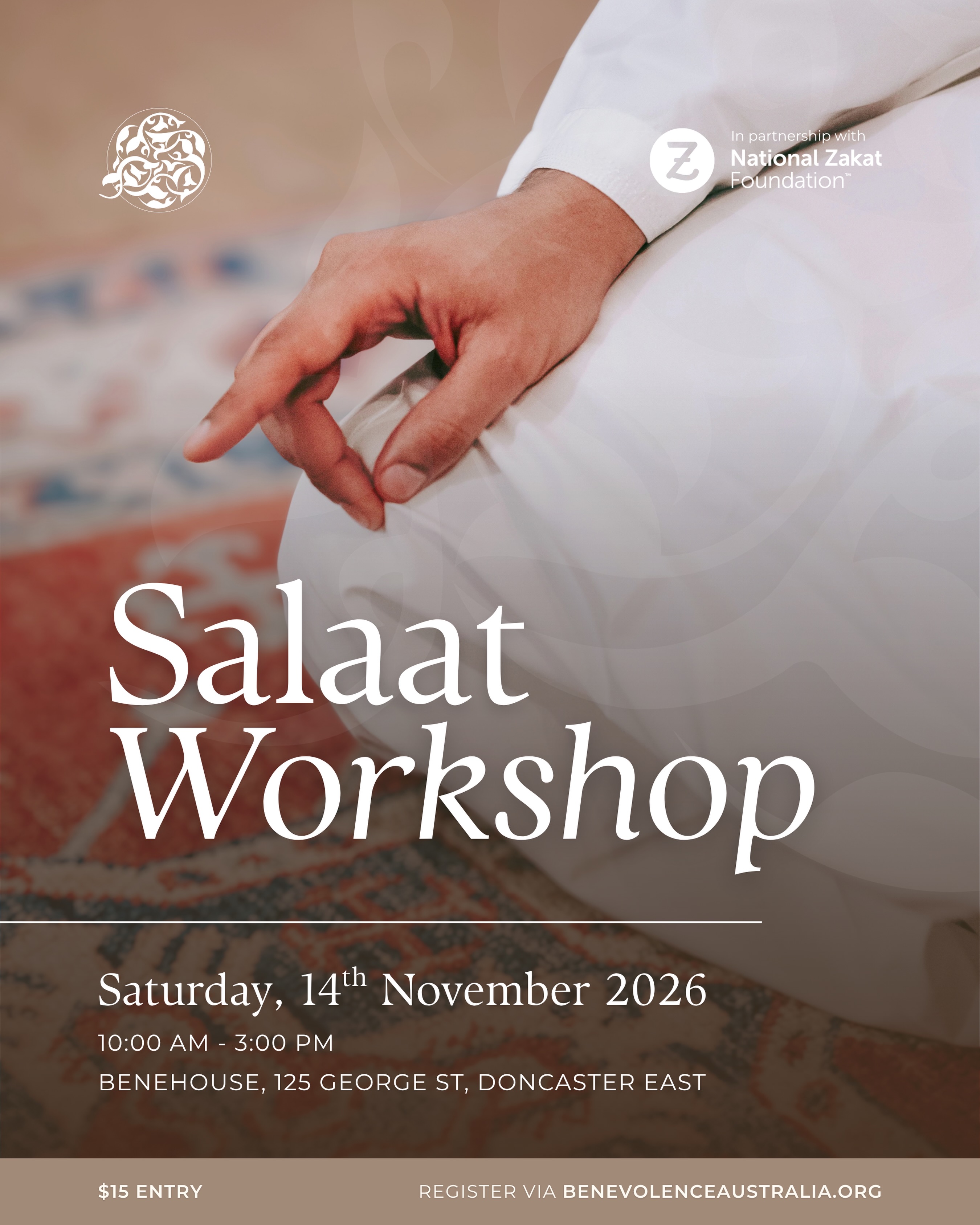 When: Saturday, 14th November • 10am - 3pm event poster