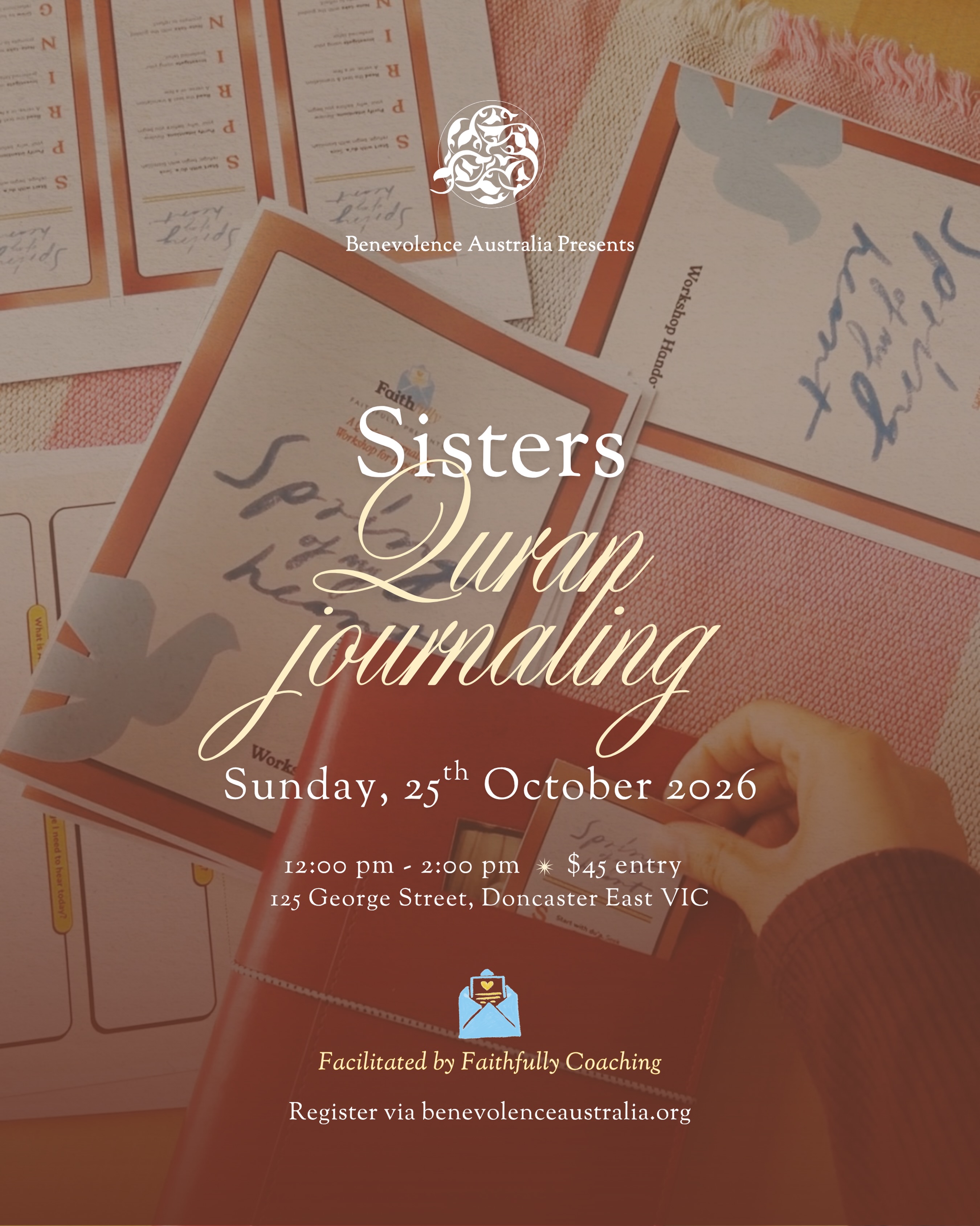 When: Sunday, 25th October 2026 • 12pm - 2pm event poster